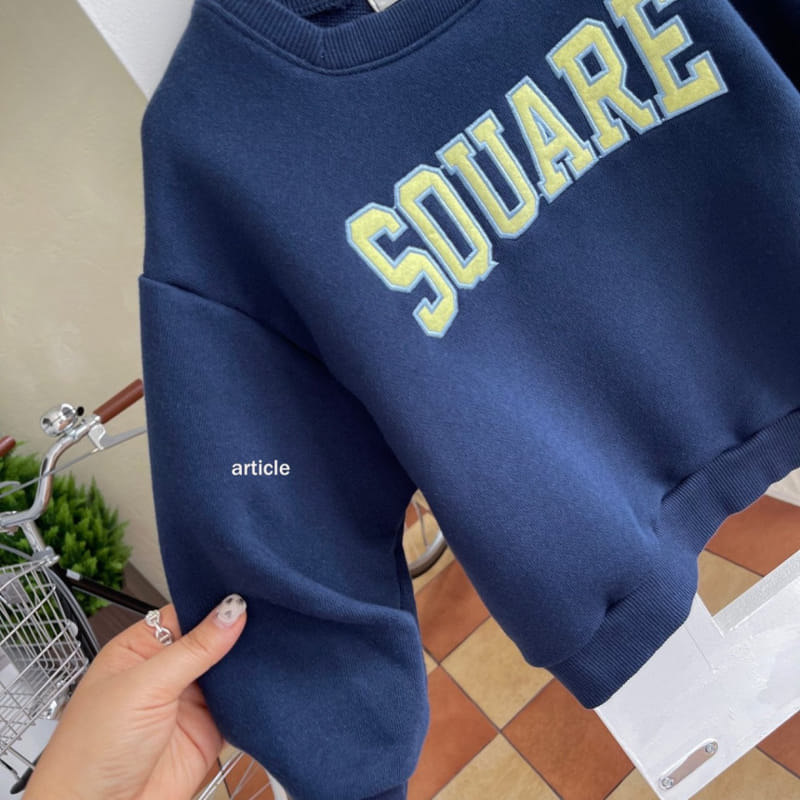 Article - Korean Children Fashion - #childofig - Square Sweatshirt - 2