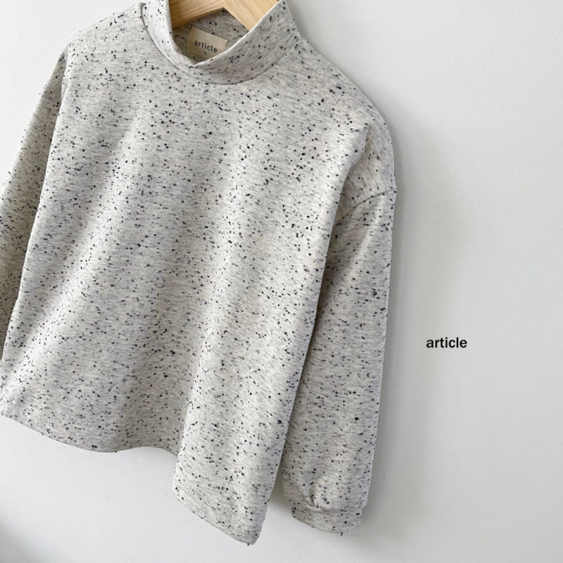 Article - Korean Children Fashion - #stylishchildhood - Donur Hlaf Turtleneck Tee - 4