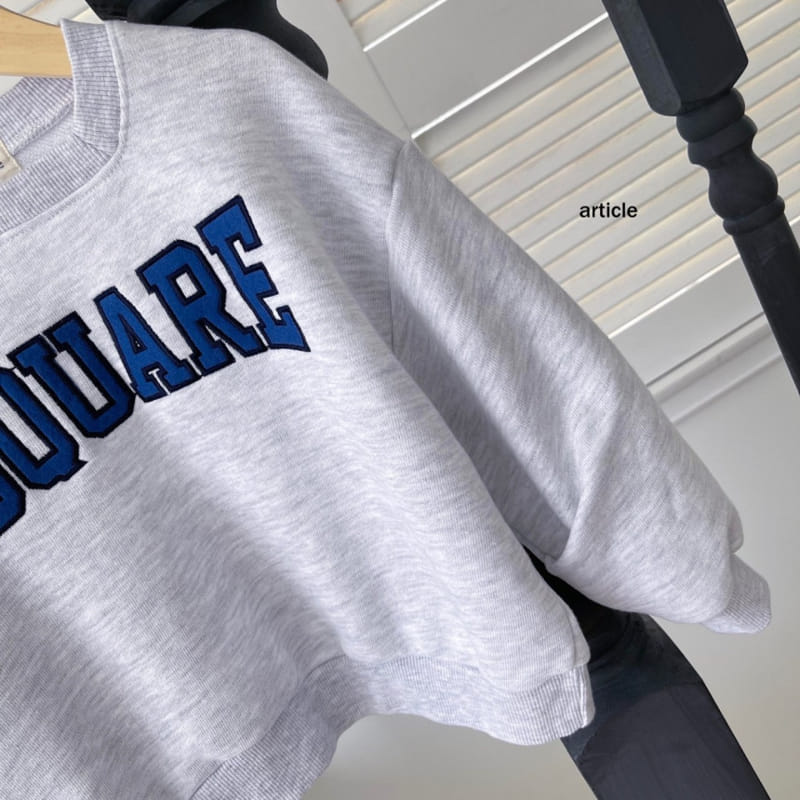 Article - Korean Children Fashion - #childrensboutique - Square Sweatshirt - 4