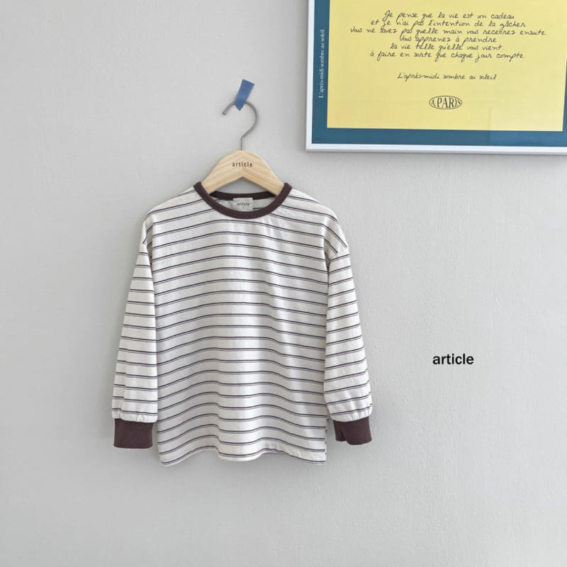 Article - Korean Children Fashion - #designkidswear - Day Piping Tee - 8