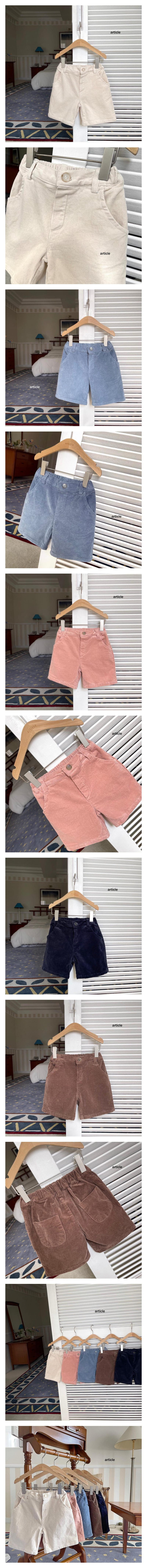 Article - Korean Children Fashion - #designkidswear - Caramel Shorts