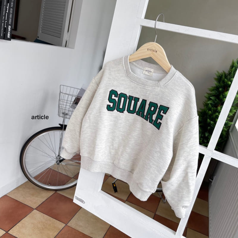 Article - Korean Children Fashion - #kidsshorts - Square Sweatshirt - 7