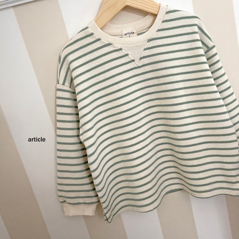 Article - Korean Children Fashion - #kidzfashiontrend - Pepper Stripes Tee - 2