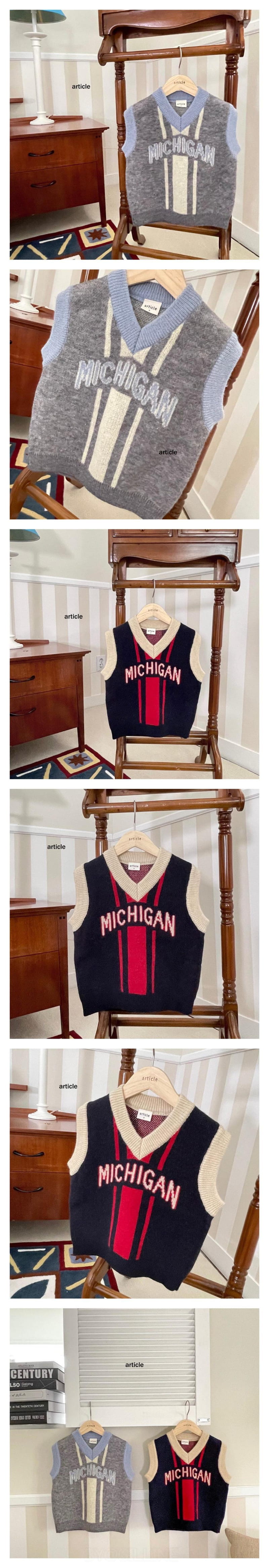 Article - Korean Children Fashion - #kidzfashiontrend - Michigan Vest 