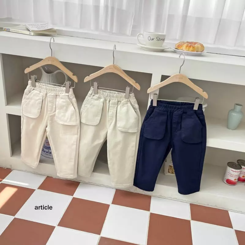 Article - Korean Children Fashion - #littlefashionista - Seasoning Pocket Pants