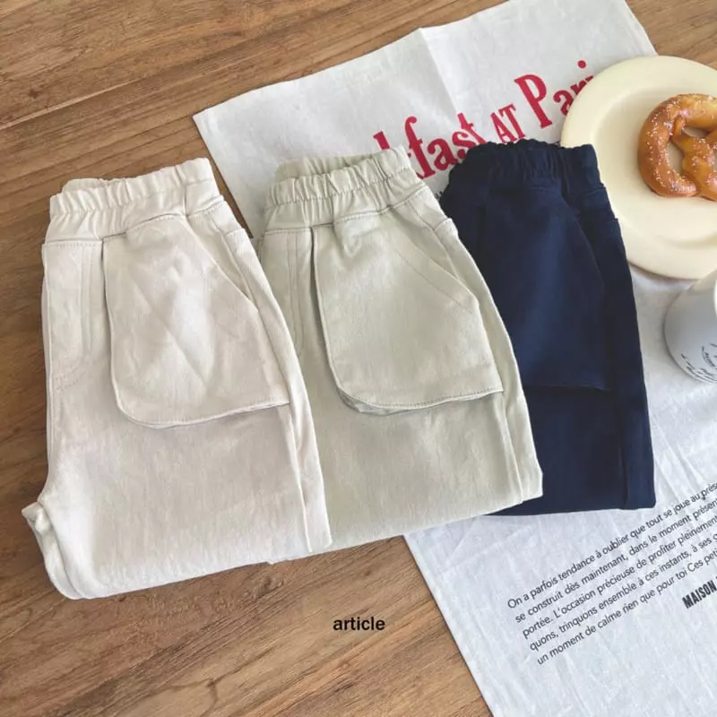 Article - Korean Children Fashion - #magicofchildhood - Seasoning Pocket Pants - 2