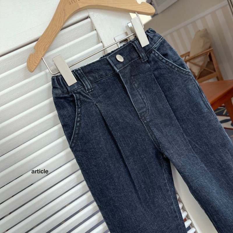 Article - Korean Children Fashion - #magicofchildhood - Pintuck Jeans - 4