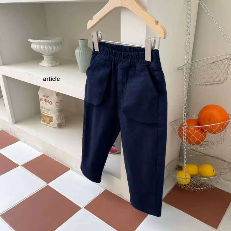 Article - Korean Children Fashion - #minifashionista - Seasoning Pocket Pants - 3