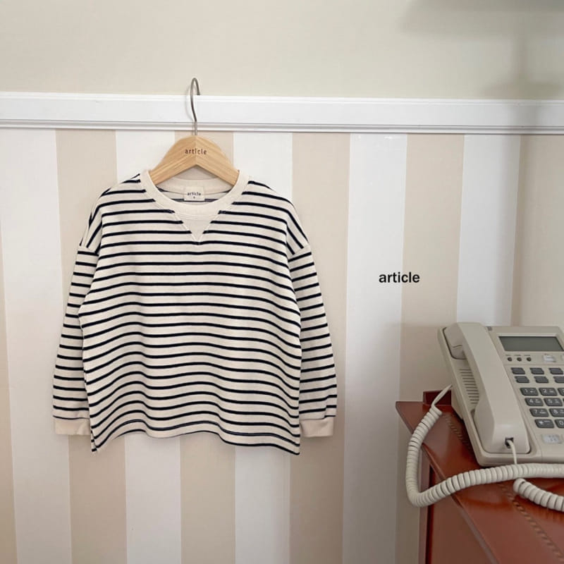 Article - Korean Children Fashion - #minifashionista - Pepper Stripes Tee - 6