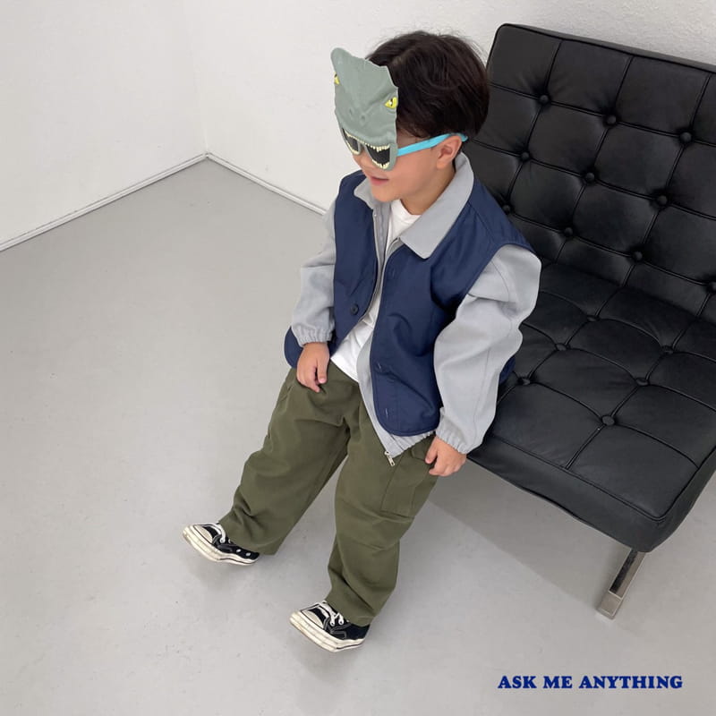 Ask Me Anything - Korean Children Fashion - #designkidswear - Lade Vest - 11