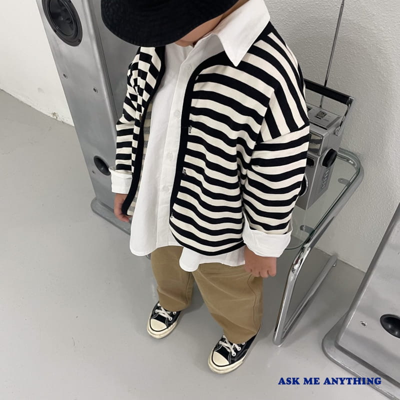 Ask Me Anything - Korean Children Fashion - #discoveringself - Stripes Cardigan - 2