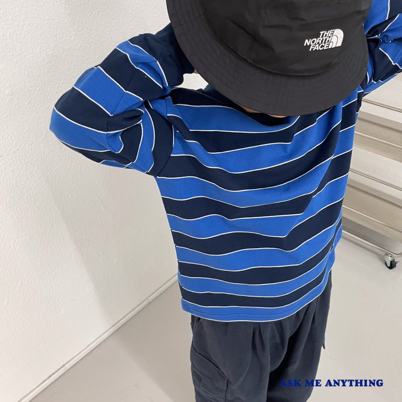 Ask Me Anything - Korean Children Fashion - #fashionkids - Stripes Eden Tee - 9