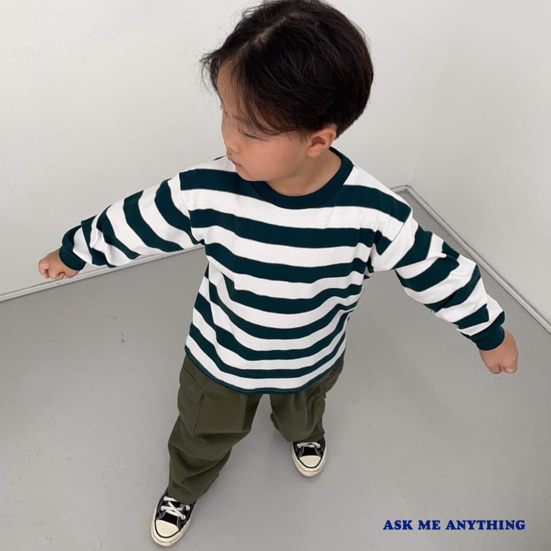 Ask Me Anything - Korean Children Fashion - #kidsstore - Stripes Eden Tee - 11