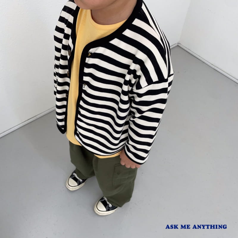 Ask Me Anything - Korean Children Fashion - #kidsstore - Stripes Cardigan - 5