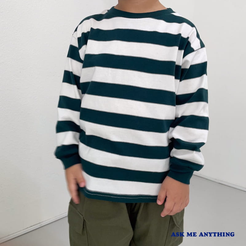 Ask Me Anything - Korean Children Fashion - #kidzfashiontrend - Stripes Eden Tee - 12