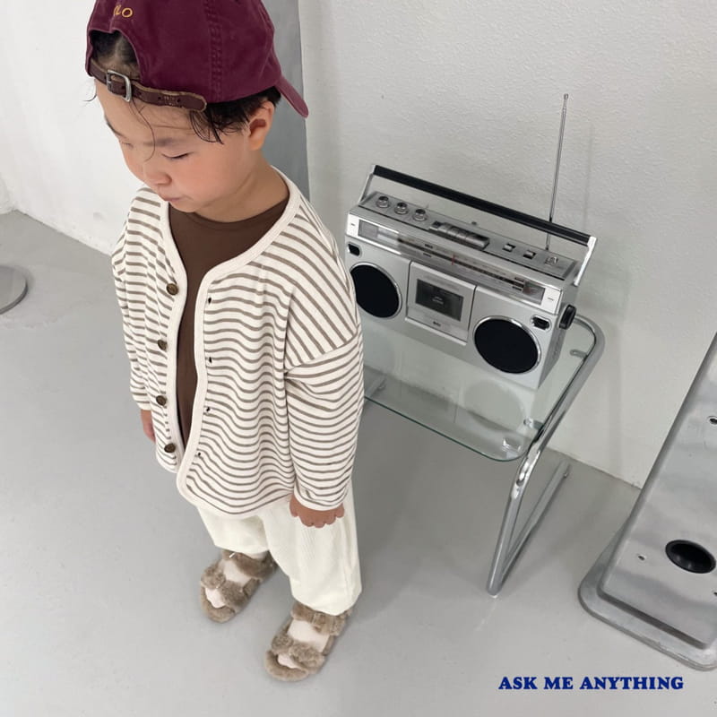 Ask Me Anything - Korean Children Fashion - #prettylittlegirls - Stripes Cardigan - 11