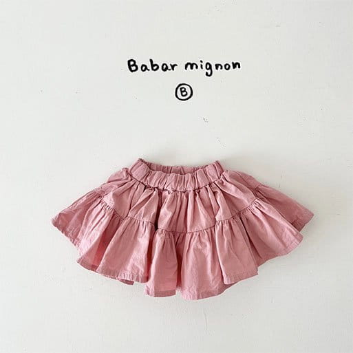 Babar Mignon - Korean Baby Fashion - #babyboutique - Bebe Cancan Skirt - 9