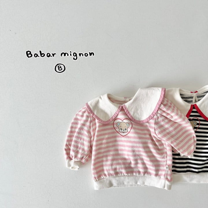 Babar Mignon - Korean Baby Fashion - #babyboutique - Smile Bear Tee - 2