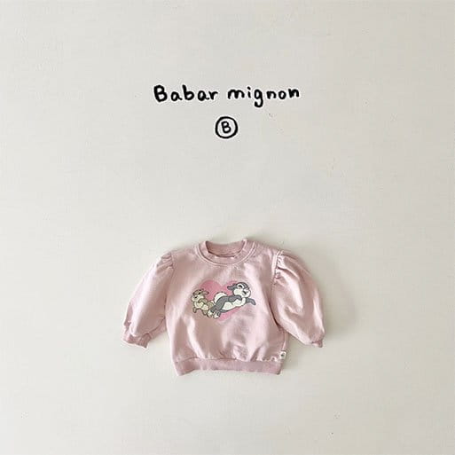 Babar Mignon - Korean Baby Fashion - #babyboutique - Bunny Sweatshirt - 4