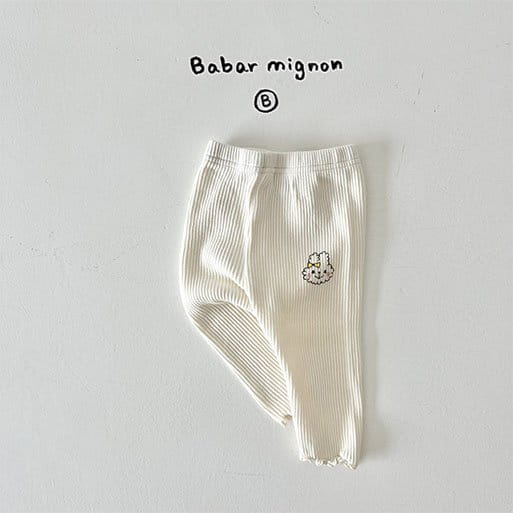 Babar Mignon - Korean Baby Fashion - #babyclothing - Boodle Leggings - 9