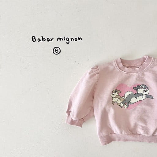 Babar Mignon - Korean Baby Fashion - #babyfashion - Bunny Sweatshirt - 6