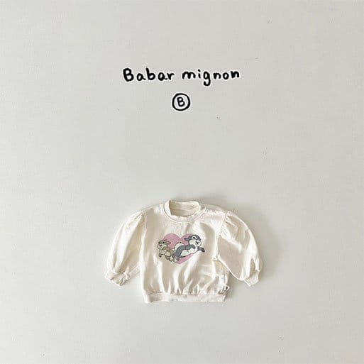 Babar Mignon - Korean Baby Fashion - #babygirlfashion - Bunny Sweatshirt - 8