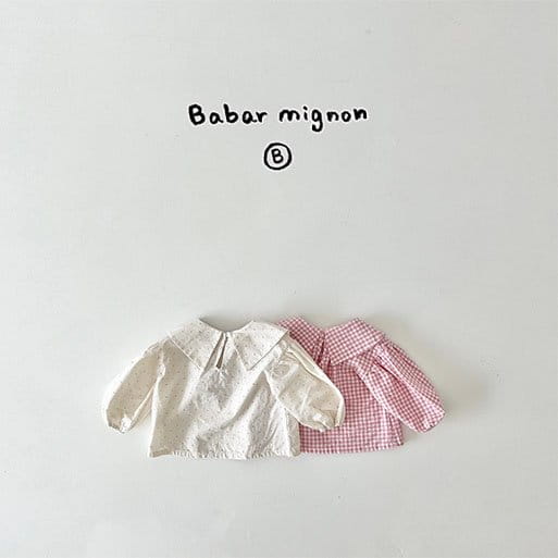 Babar Mignon - Korean Baby Fashion - #babyfever - Circle Rabbit Blouse - 4