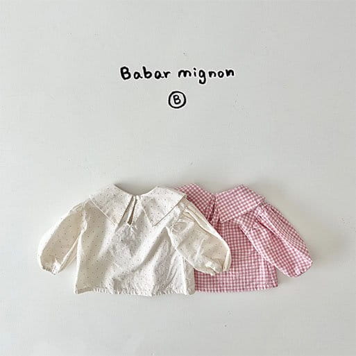 Babar Mignon - Korean Baby Fashion - #babylifestyle - Circle Rabbit Blouse - 5