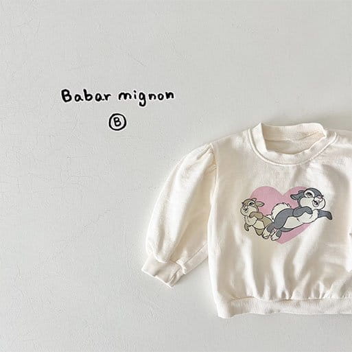 Babar Mignon - Korean Baby Fashion - #babyoninstagram - Bunny Sweatshirt - 10