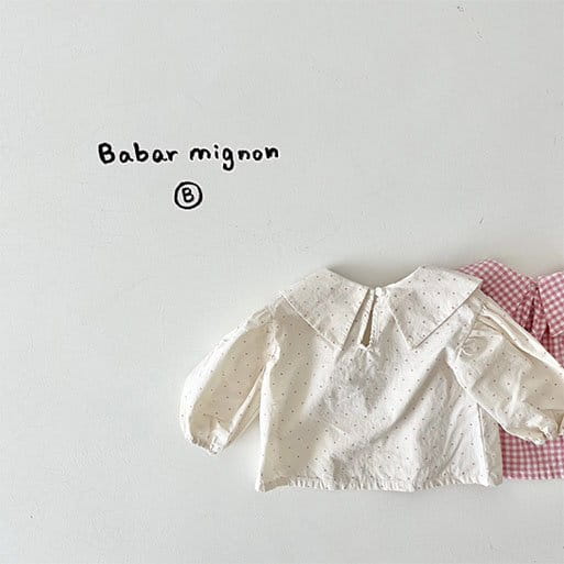 Babar Mignon - Korean Baby Fashion - #babyoninstagram - Circle Rabbit Blouse - 6