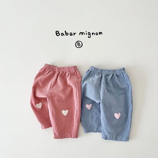 Babar Mignon - Korean Baby Fashion - #babyootd - Heart Patns