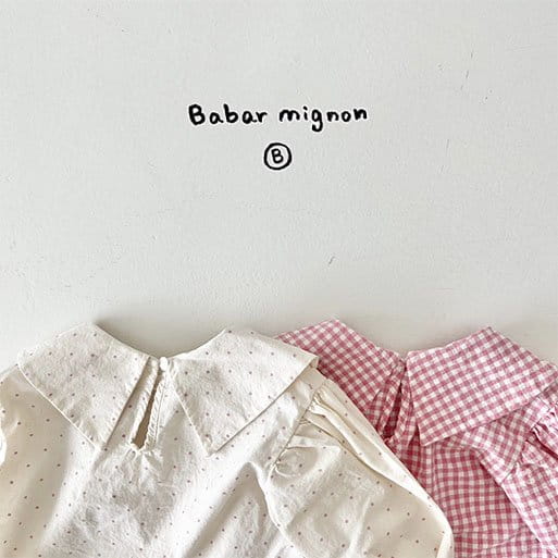 Babar Mignon - Korean Baby Fashion - #babyootd - Circle Rabbit Blouse - 7