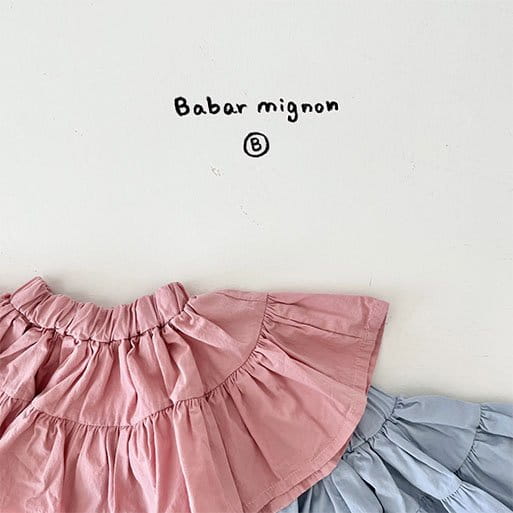 Babar Mignon - Korean Baby Fashion - #babyoutfit - Bebe Cancan Skirt - 3