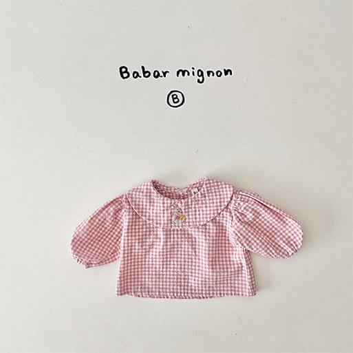 Babar Mignon - Korean Baby Fashion - #babyoutfit - Circle Rabbit Blouse - 9