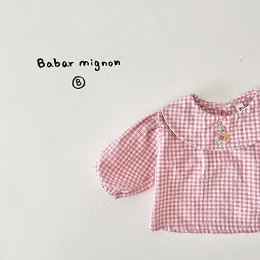 Babar Mignon - Korean Baby Fashion - #babywear - Circle Rabbit Blouse - 10