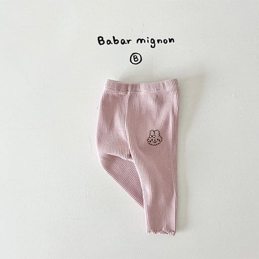 Babar Mignon - Korean Baby Fashion - #onlinebabyshop - Boodle Leggings - 5