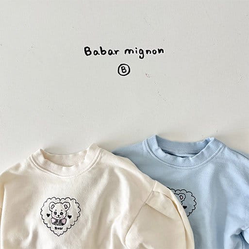 Babar Mignon - Korean Baby Fashion - #smilingbaby - Cuty Bear Tee - 3