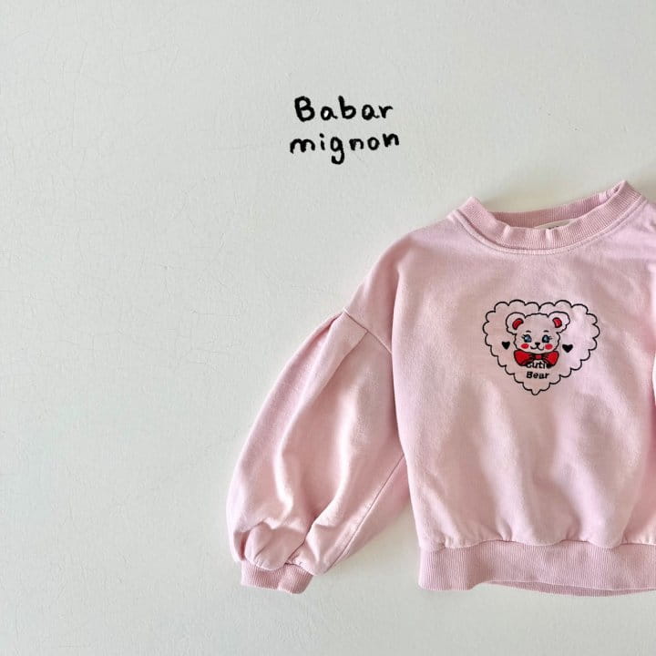 Babar Mignon - Korean Children Fashion - #Kfashion4kids - Cuty Bear Sweatshirt - 10