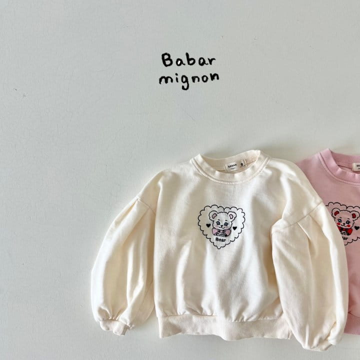 Babar Mignon - Korean Children Fashion - #childofig - Cuty Bear Sweatshirt - 2