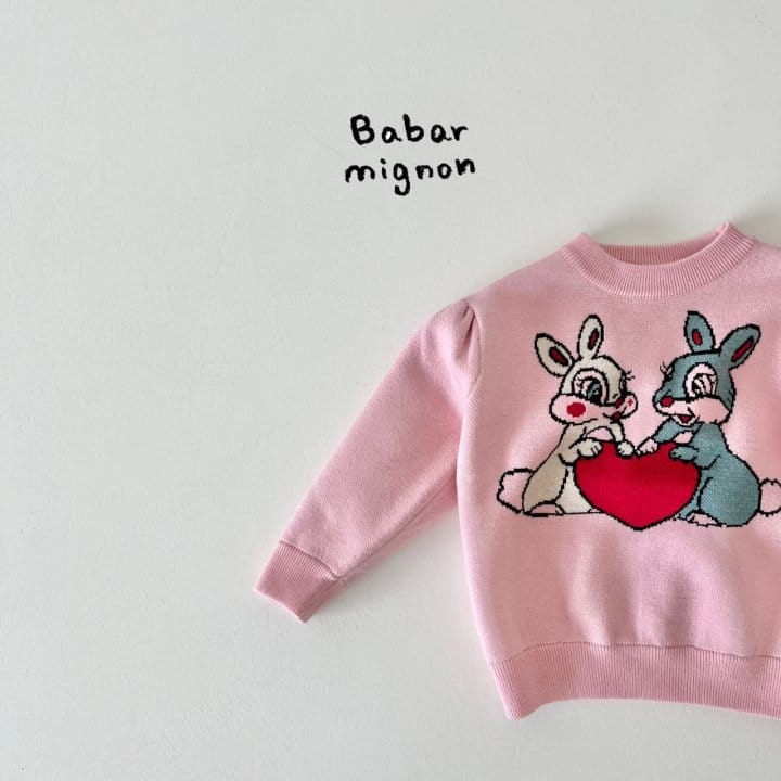 Babar Mignon - Korean Children Fashion - #childofig - Bunny Knit Tee - 10