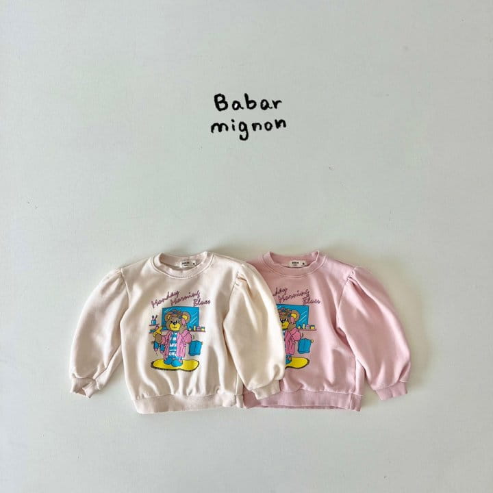 Babar Mignon - Korean Children Fashion - #designkidswear - Morning Puff Sweatshirt