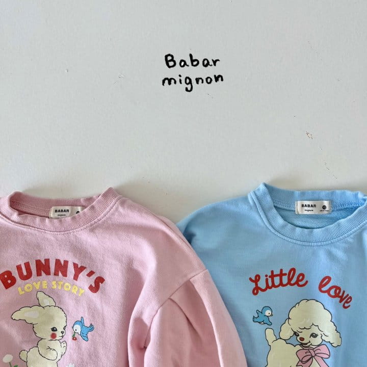 Babar Mignon - Korean Children Fashion - #discoveringself - Bunny Sweatshirt - 3