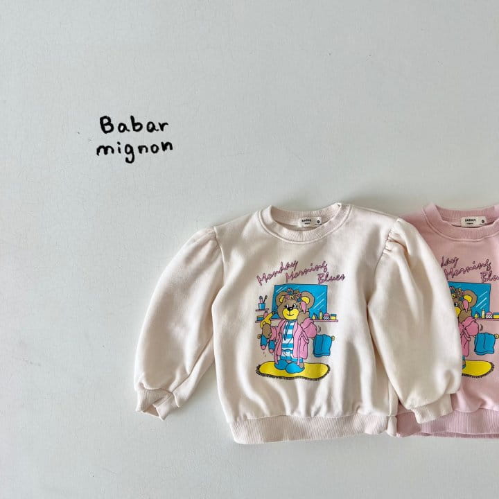 Babar Mignon - Korean Children Fashion - #discoveringself - Morning Puff Sweatshirt - 2