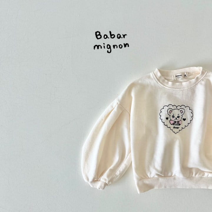 Babar Mignon - Korean Children Fashion - #fashionkids - Cuty Bear Sweatshirt - 6