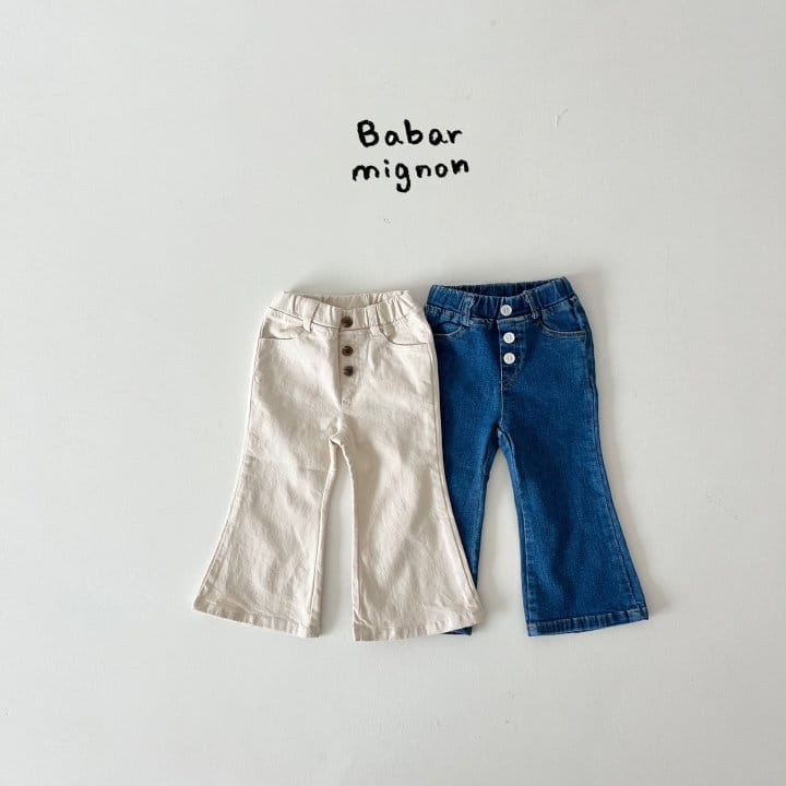 Babar Mignon - Korean Children Fashion - #kidsshorts - Button Pants