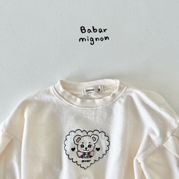 Babar Mignon - Korean Children Fashion - #kidsshorts - Cuty Bear Sweatshirt - 7