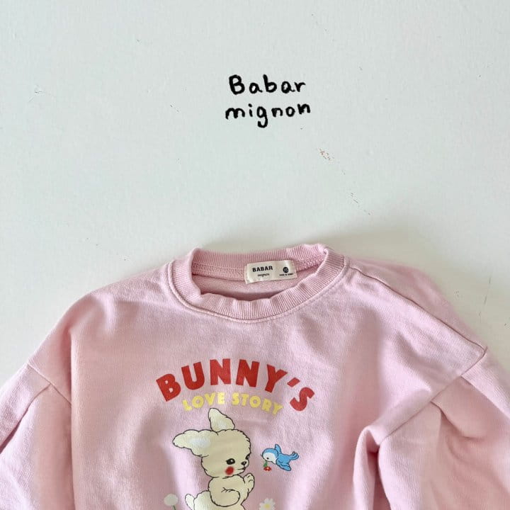 Babar Mignon - Korean Children Fashion - #kidzfashiontrend - Bunny Sweatshirt - 7