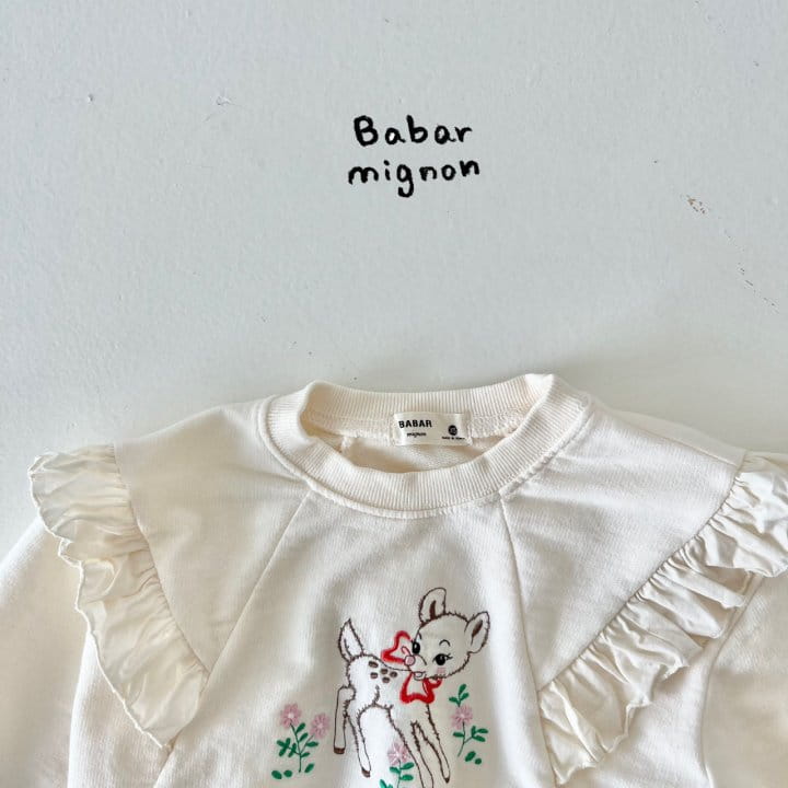 Babar Mignon - Korean Children Fashion - #magicofchildhood - Frill Bambi Sweatshirt - 11