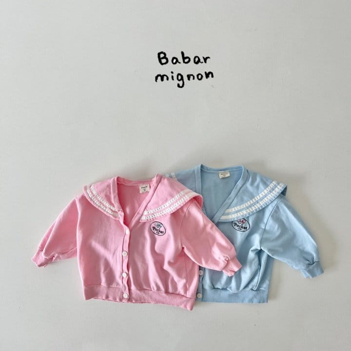 Babar Mignon - Korean Children Fashion - #minifashionista - Sailor Cardigan