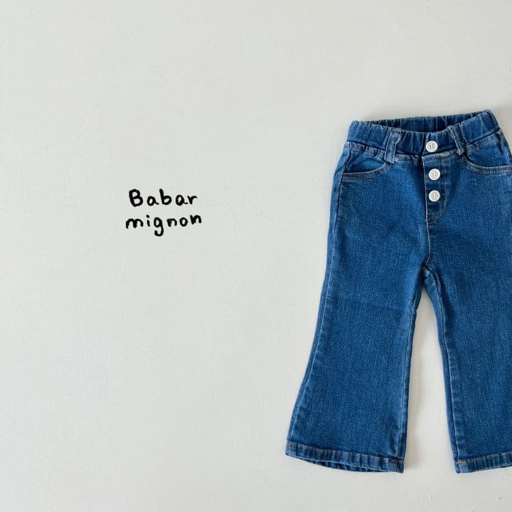 Babar Mignon - Korean Children Fashion - #prettylittlegirls - Button Pants - 8